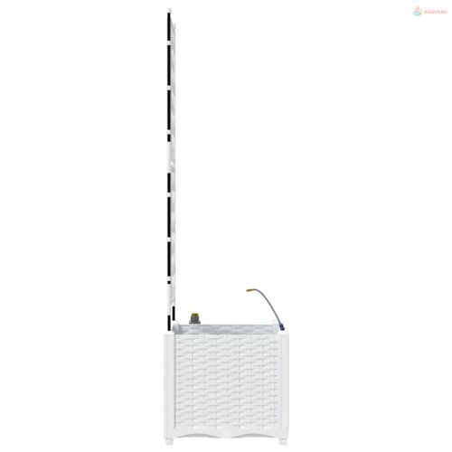 Kerti cserép Fehér 40 x 40 x 142 cm Műanyag