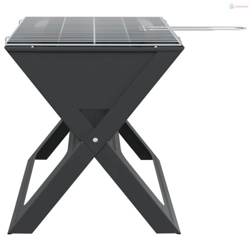 Kültéri grill Fekete 46 x 31 x 31 cm Acél