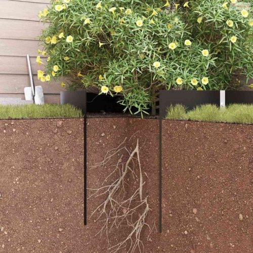 Gyökérzáró fólia Fekete 0,7 x 3 m Polietilén