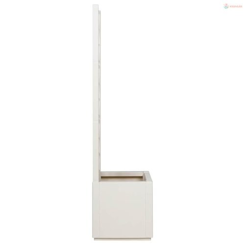 Kertész cserép rácsos változattal Fehér 36 x 36 x 140 cm PP