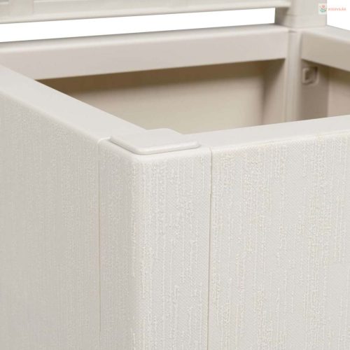 Kertész cserép rácsos változattal Fehér 36 x 36 x 140 cm PP