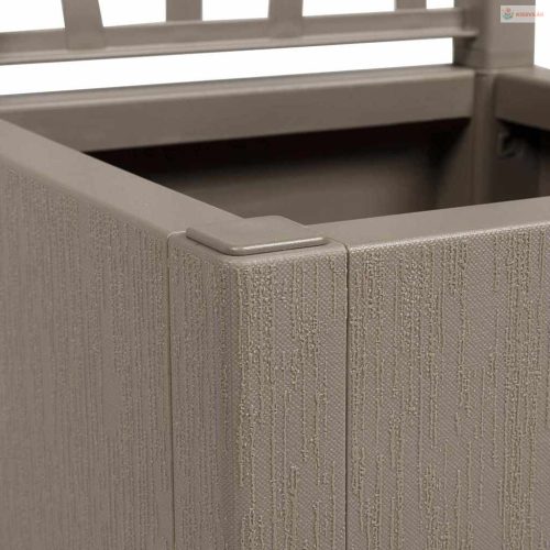 Kertész cserép rácsos változattal Világos Barna PP