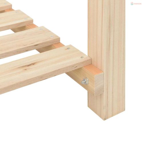 Kerti cserép polcokkal Bézs 71 x 37 x 76,5 cm Szilárd fenyőfa