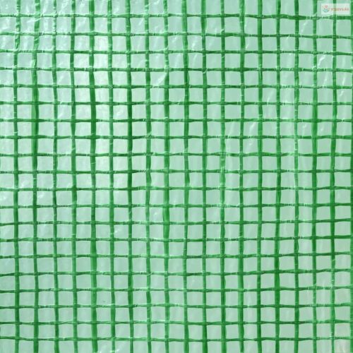 Üvegház pop-up kerettel tetővel Zöld 290 x 290 x 315 cm Vas