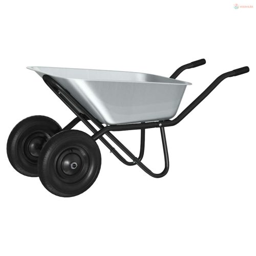 Talicska Ezüst és Fekete 137 x 60 x 65,5 cm Acél