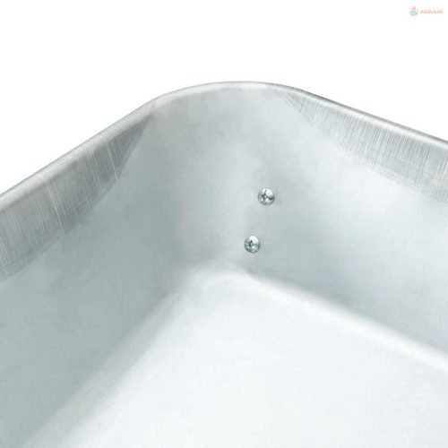 Talicska Ezüst és Fekete 124 x 73 x 65 cm Acél