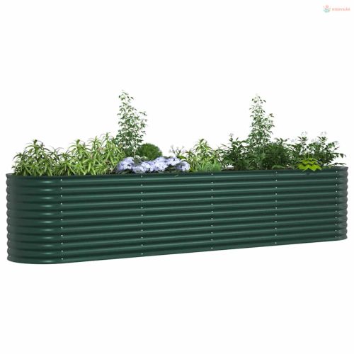 Emelt Ágy Zöld 400 x 80 x 81 cm Acél