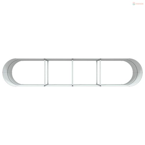 Emelt Ágy Barna 400 x 80 x 81 cm Acél