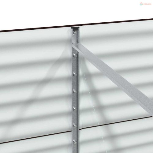 Emelt Ágy Barna 240 x 80 x 81 cm Acél