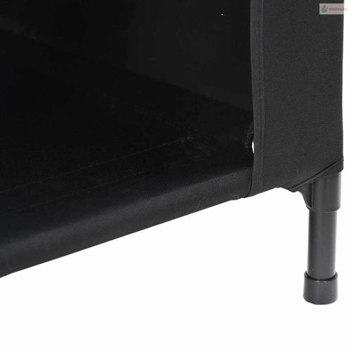 Háziállat ház Fekete 110 x 75 x 90 cm Acél