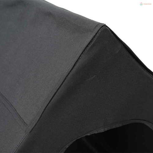 Háziállat ház Fekete 110 x 75 x 90 cm Acél