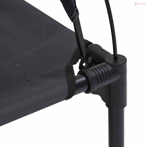 Kutyafekhely Fekete 122 x 93 x 106,5 cm Acél