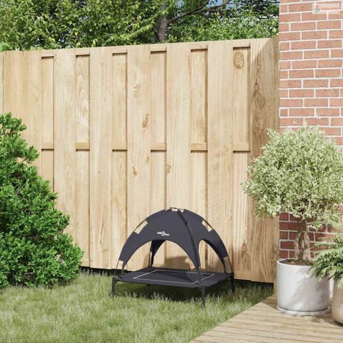 Kutyafekhely Fekete 63 x 49,5 x 60 cm Acél