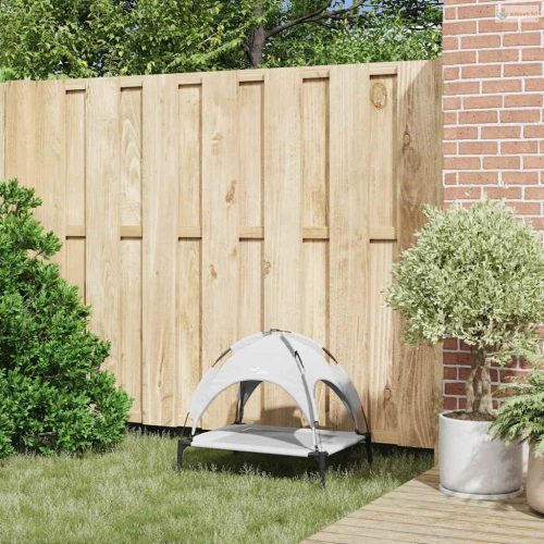 Kutyafekhely Ezüst Szürke 63 x 49,5 x 60 cm Acél