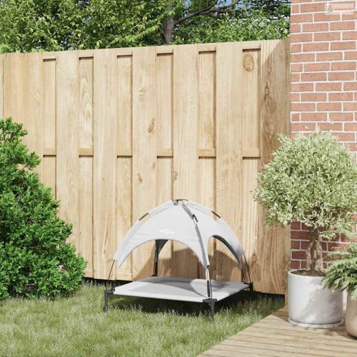 Kutyafekhely Ezüst Szürke 71 x 64 x 71 cm Acél