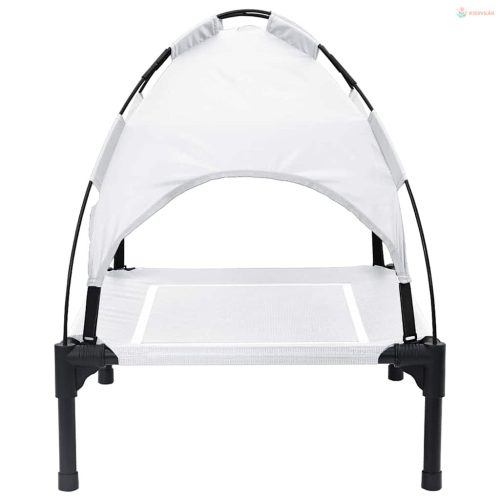 Kutyafekhely Ezüst Szürke 71 x 64 x 71 cm Acél