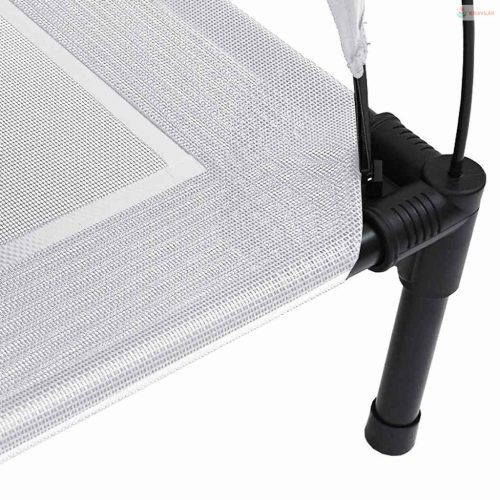 Kutyafekhely Ezüst Szürke 71 x 64 x 71 cm Acél