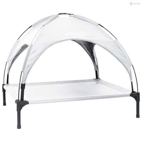 Kutyafekhely Ezüst Szürke 104 x 86 x 84,5 cm Acél