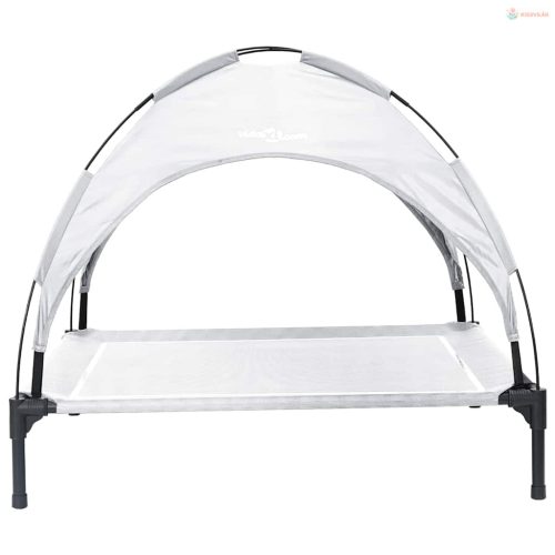 Kutyafekhely Ezüst Szürke 104 x 86 x 84,5 cm Acél