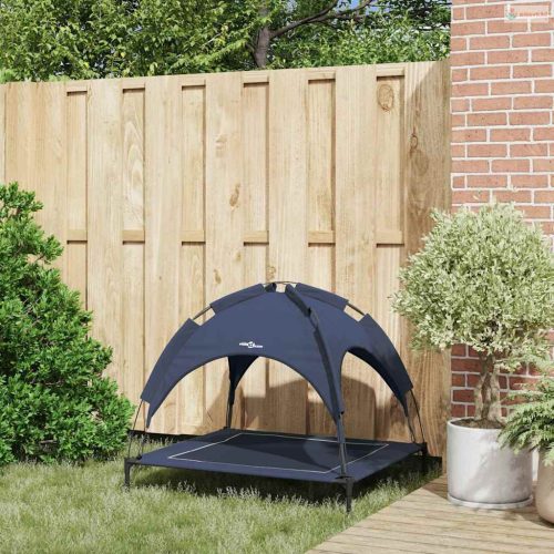 Kutyafekhely Sötétkék 90 x 81 x 80,5 cm Acél