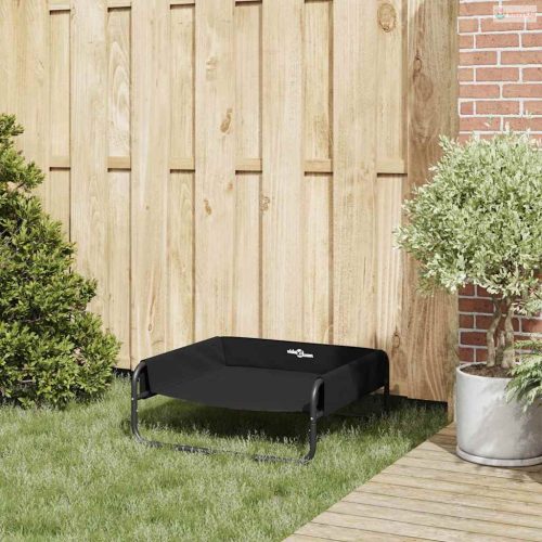 Kutyafekhely Fekete 75 x 75 x 30 cm Acél