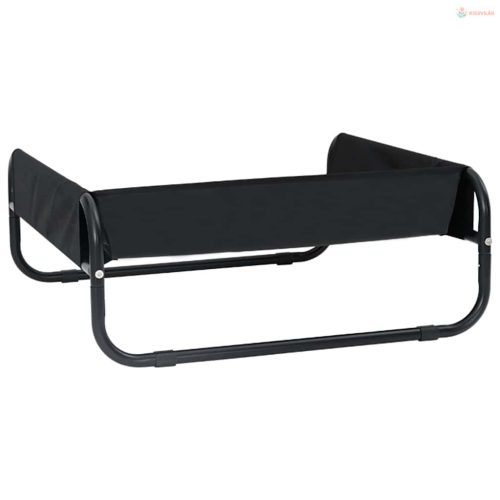 Kutyafekhely Fekete 75 x 75 x 30 cm Acél