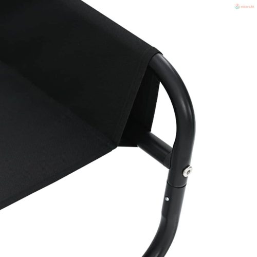 Kutyafekhely Fekete 75 x 75 x 30 cm Acél