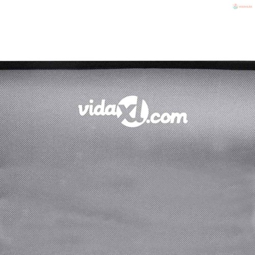 Kutyafekhely Világosszürke 70 x 70 x 28,5 cm Acél