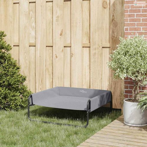 Kutyafekhely Világosszürke 85 x 85 x 33 cm Acél