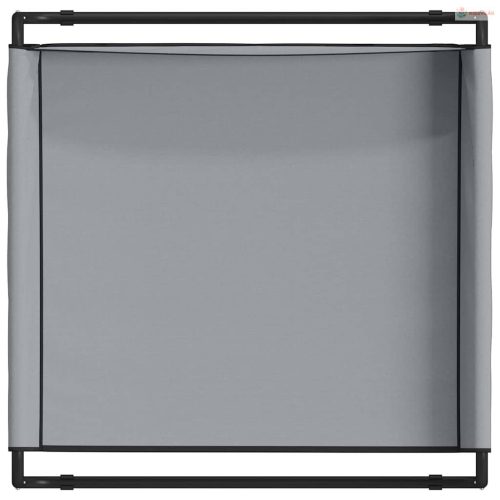 Kutyafekhely Világosszürke 85 x 85 x 33 cm Acél