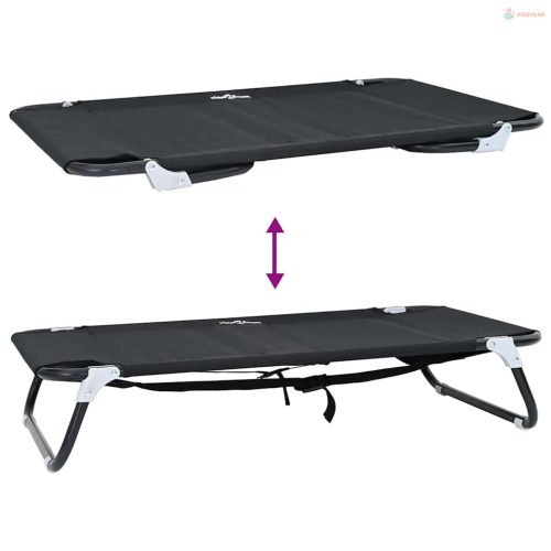 Kutyafekhely Fekete 90 x 55 x 18 cm Acél