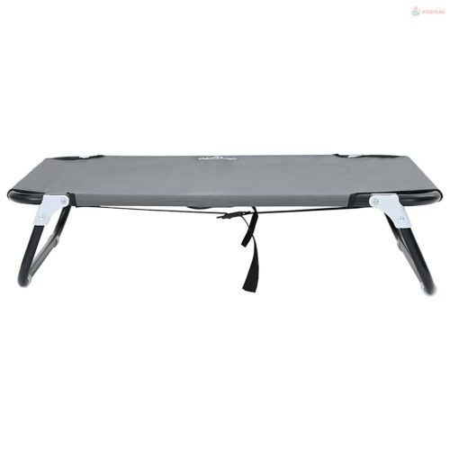 Kutyafekhely Világosszürke 70 x 46 x 18 cm Acél