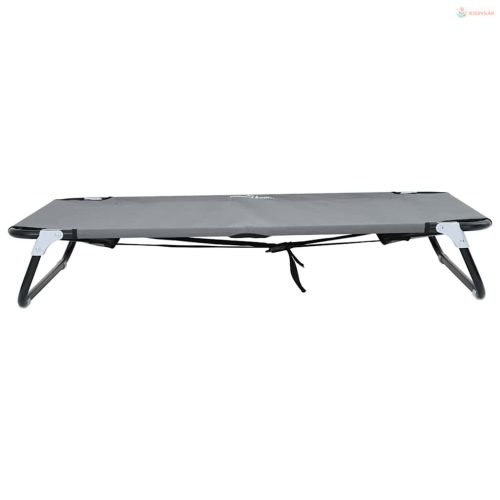 Kutyafekhely Világosszürke 90 x 55 x 18 cm Acél