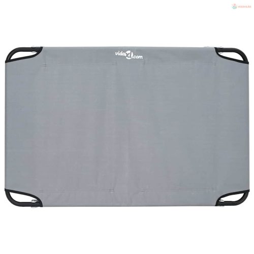 Kutyafekhely Világosszürke 90 x 55 x 18 cm Acél