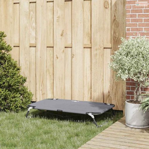 Kutyafekhely Világosszürke 105 x 65 x 18 cm Acél