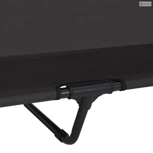 Felemelkedett kutyafekhely Fekete 127 x 81 x 108 cm