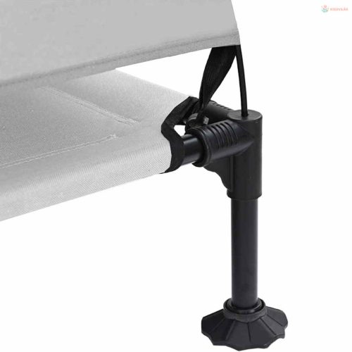 Felemelkedett kutyafekhely Ezüst Szürke 127 x 81 x 108 cm