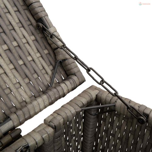 Kuka Doboz Szürke 65 x 80 x 115 cm Polietilén