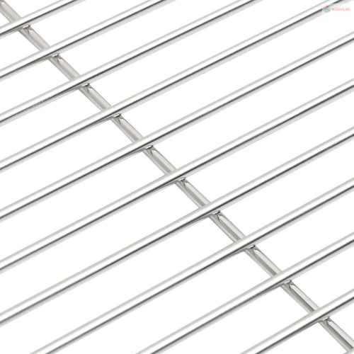 Grillrács Ezüst 43 x 43 cm Rozsdamentes acél