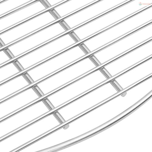 Grillrács Ezüst 57 x 57 cm Rozsdamentes acél