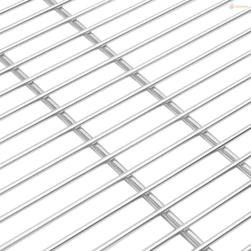 Grillrács Ezüst 60 x 60 cm Rozsdamentes acél