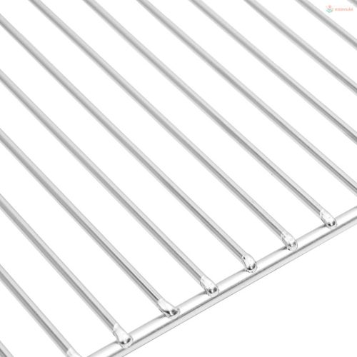 Grill rács Ezüst 47 x 32,5 cm Rozsdamentes acél