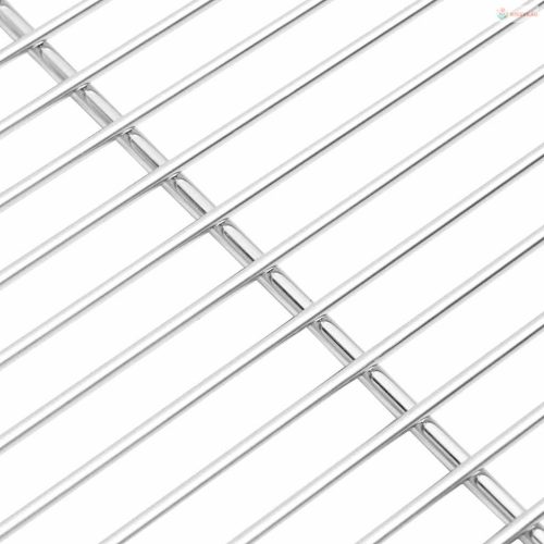 Grill rács Ezüst 50 x 35 cm Rozsdamentes acél