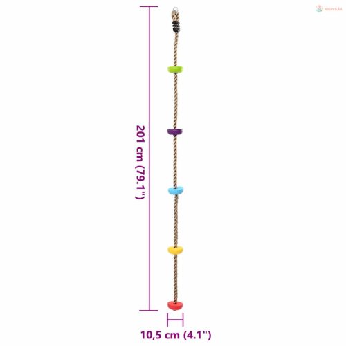 Mászó kötél Sokszínű 10,5 x 10,5 x 201 cm Poliészter