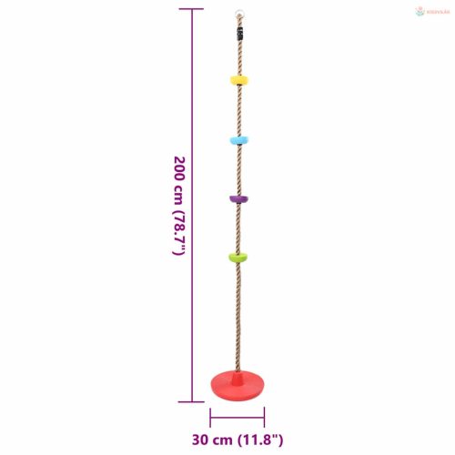 Mászó kötél Sokszínű 30 x 30 x 200 cm Műanyag