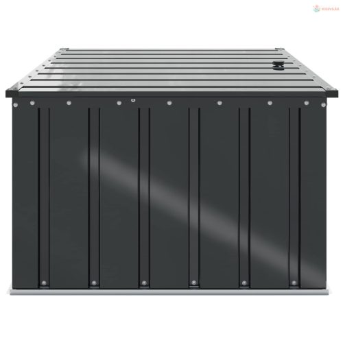 Kerti Tároló Doboz Fekete 101 x 82 x 50 cm Acél