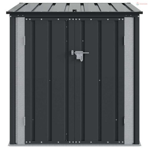 Kerti Tároló Doboz Fekete 101,5 x 107 x 100 cm Acél