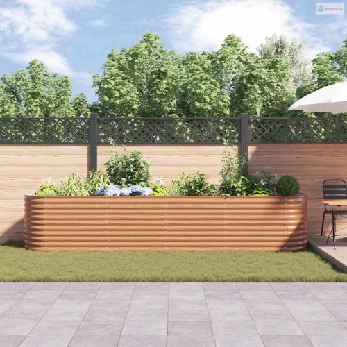 Emelt Ágy Barna 400 x 80 x 81 cm Acél