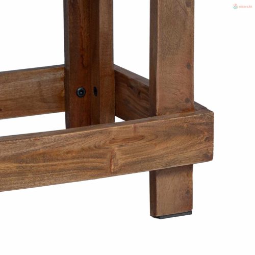 Növényállvány 2 pcs Barna 70 x 11 x 27 cm Mahagóni fa