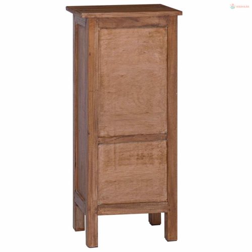 Növényállvány fiókkal ajtóval Barna 36 x 25 x 80 cm Mahagóni fa